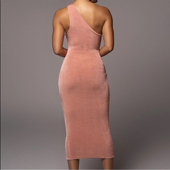 JLUXLABEL Mauve Night is young midi dress - Picture 4 of 4